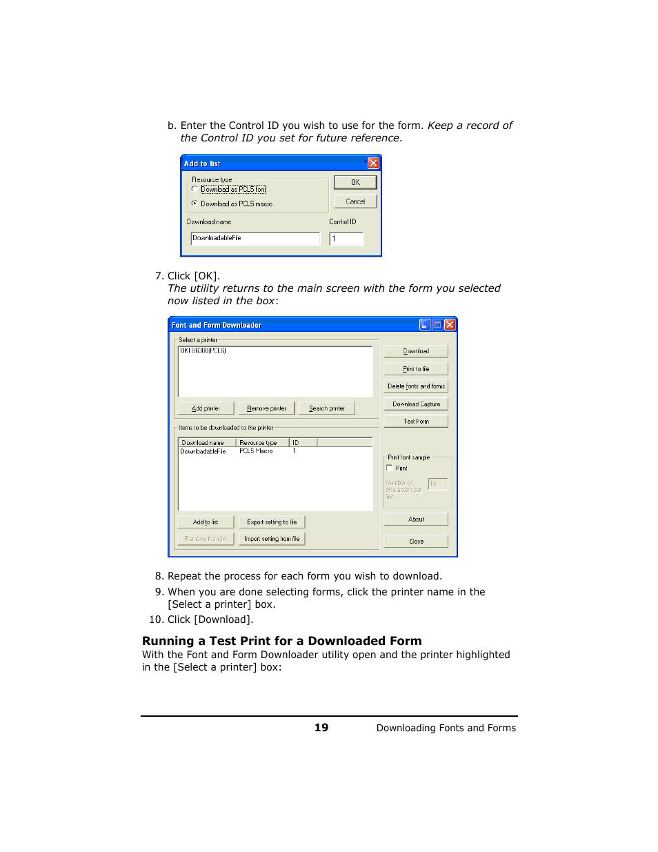 Oki B 6200n User Manual | Page 19 / 32