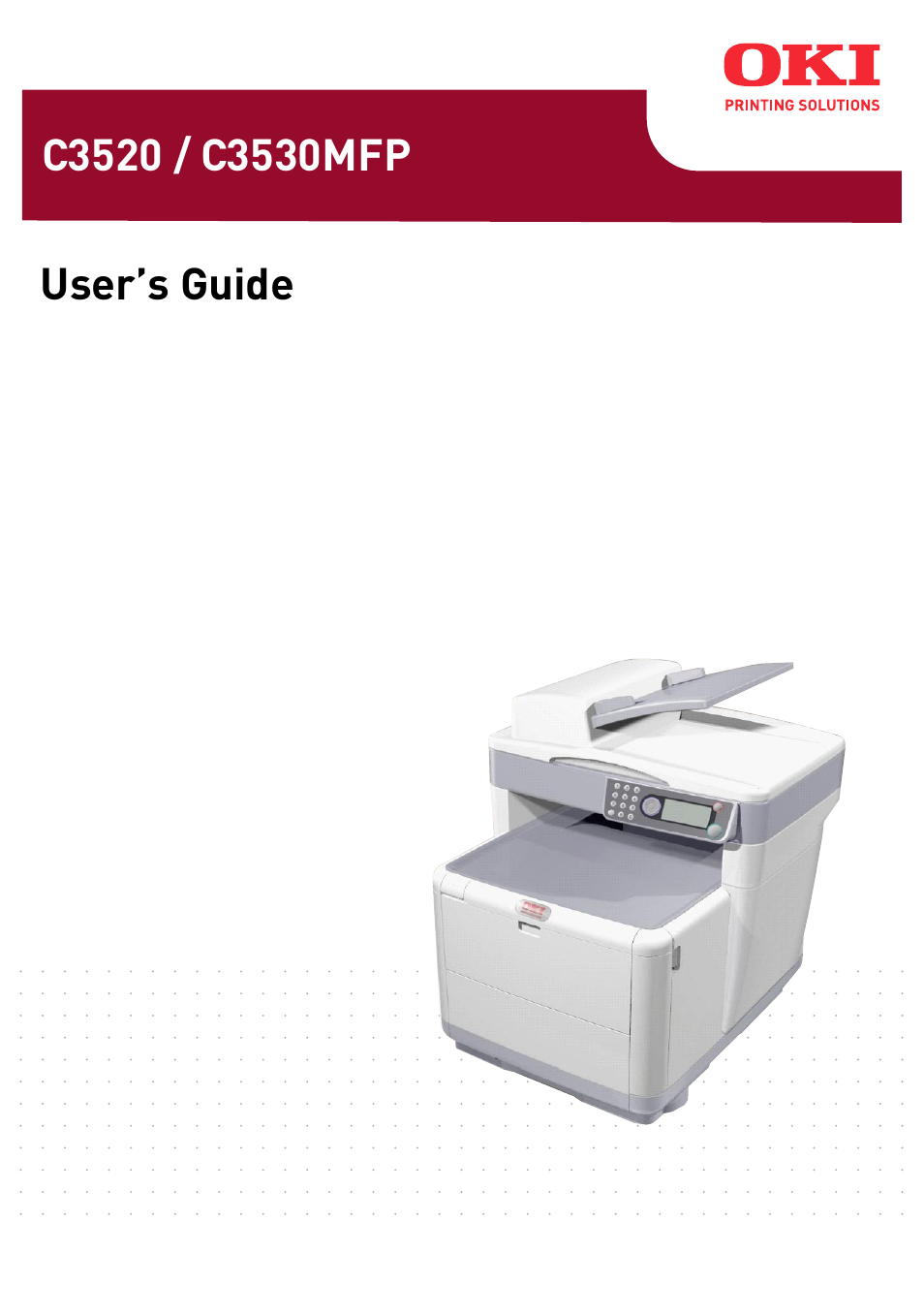 Oki C3520 User Manual | 138 pages