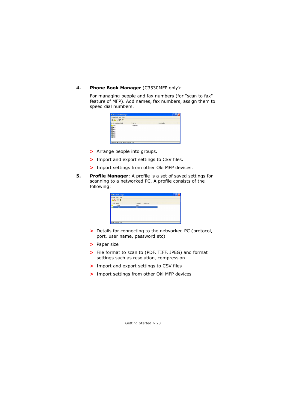 Oki C3520 User Manual | Page 23 / 138