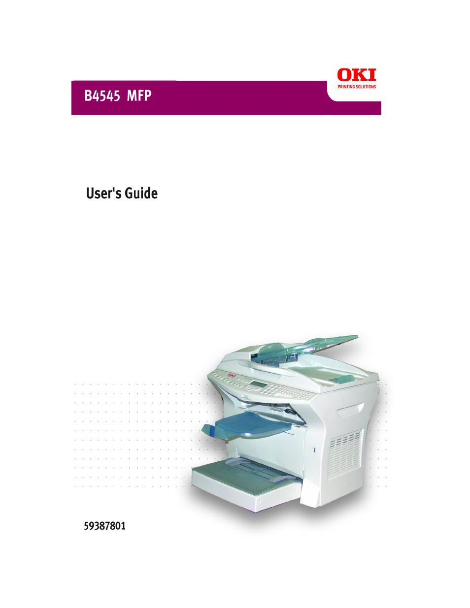 Oki B4545 MFP User Manual | 154 pages