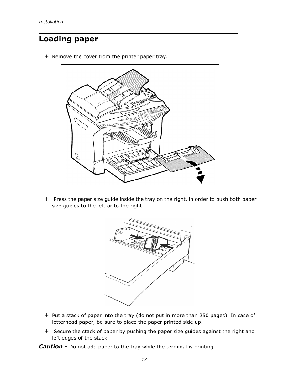 Loading paper | Oki B4545 MFP User Manual | Page 17 / 154