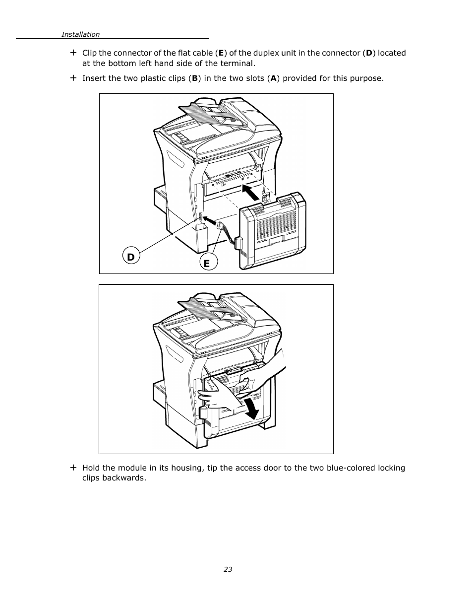 Oki B4545 MFP User Manual | Page 23 / 154