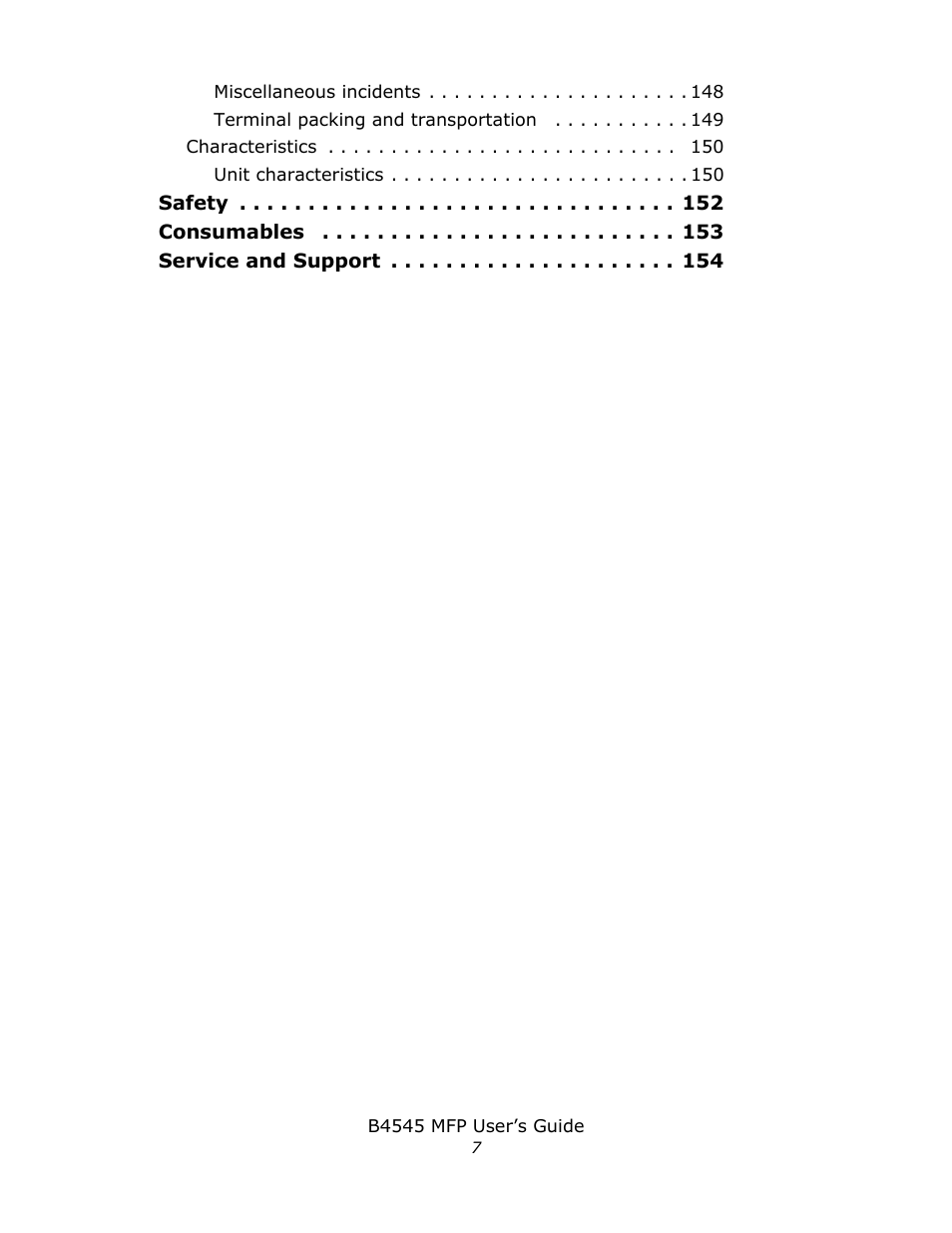 Oki B4545 MFP User Manual | Page 7 / 154