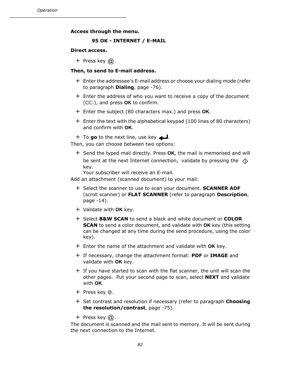 P. 82 | Oki B4545 MFP User Manual | Page 82 / 154