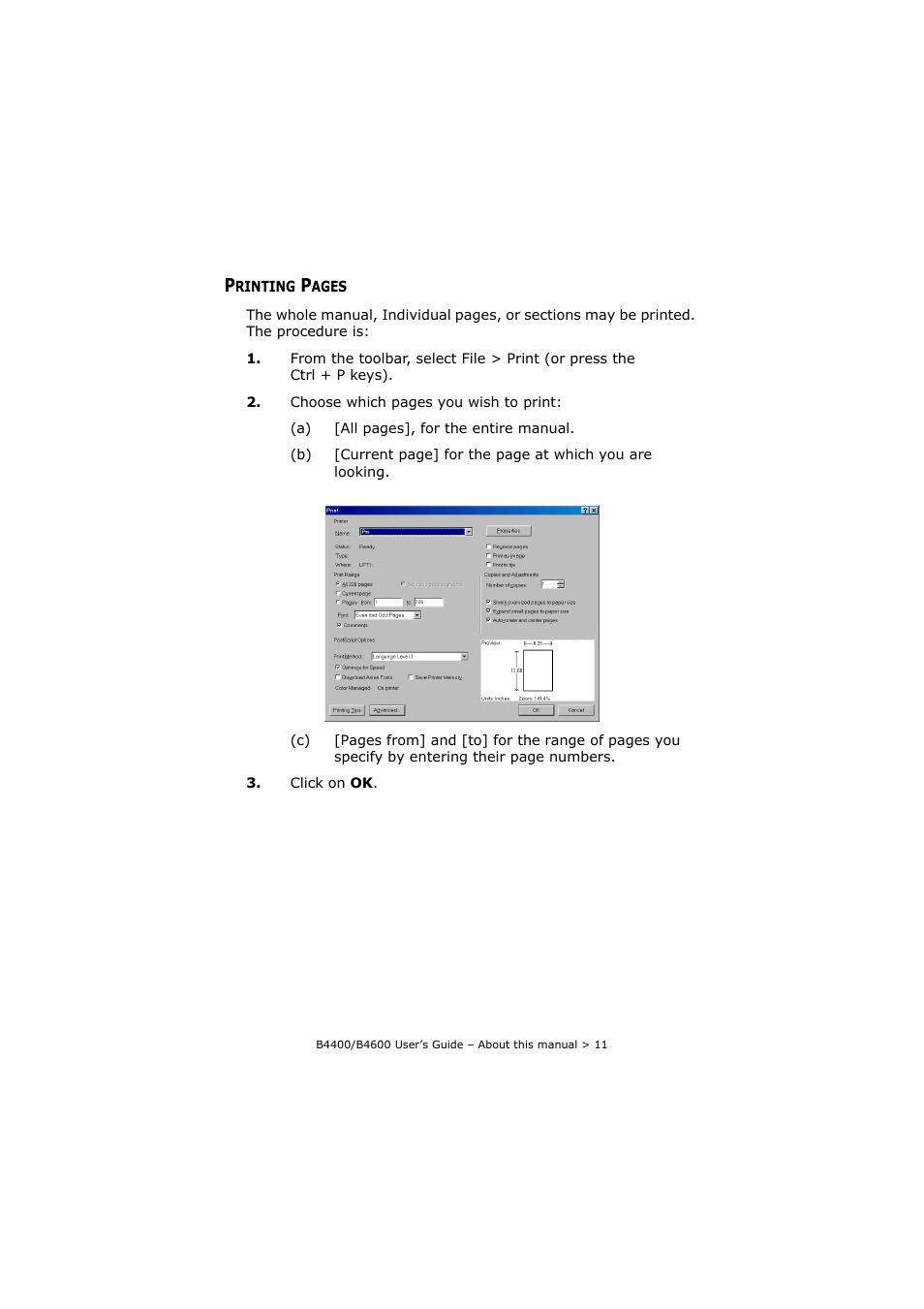 Oki B4400 Series User Manual | Page 11 / 104