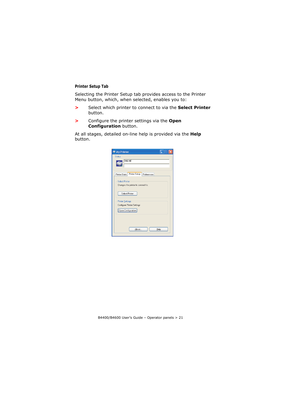 Oki B4400 Series User Manual | Page 21 / 104