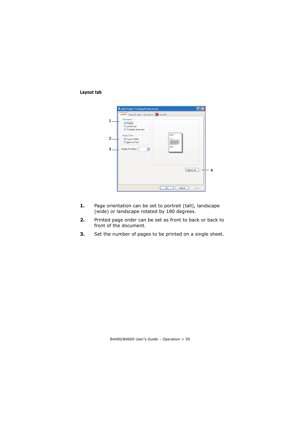 Oki B4400 Series User Manual | Page 59 / 104