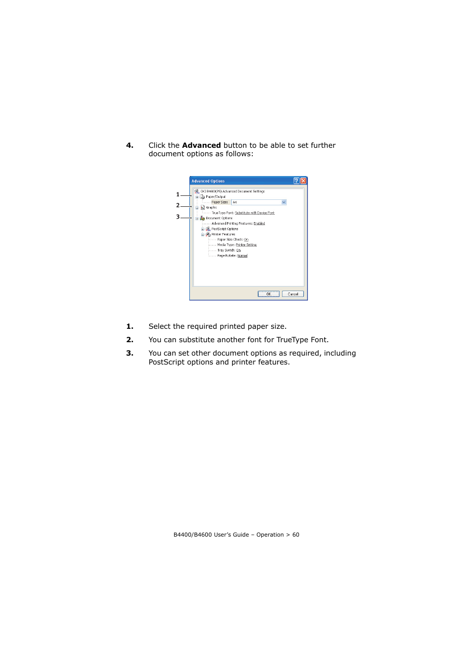 Oki B4400 Series User Manual | Page 60 / 104