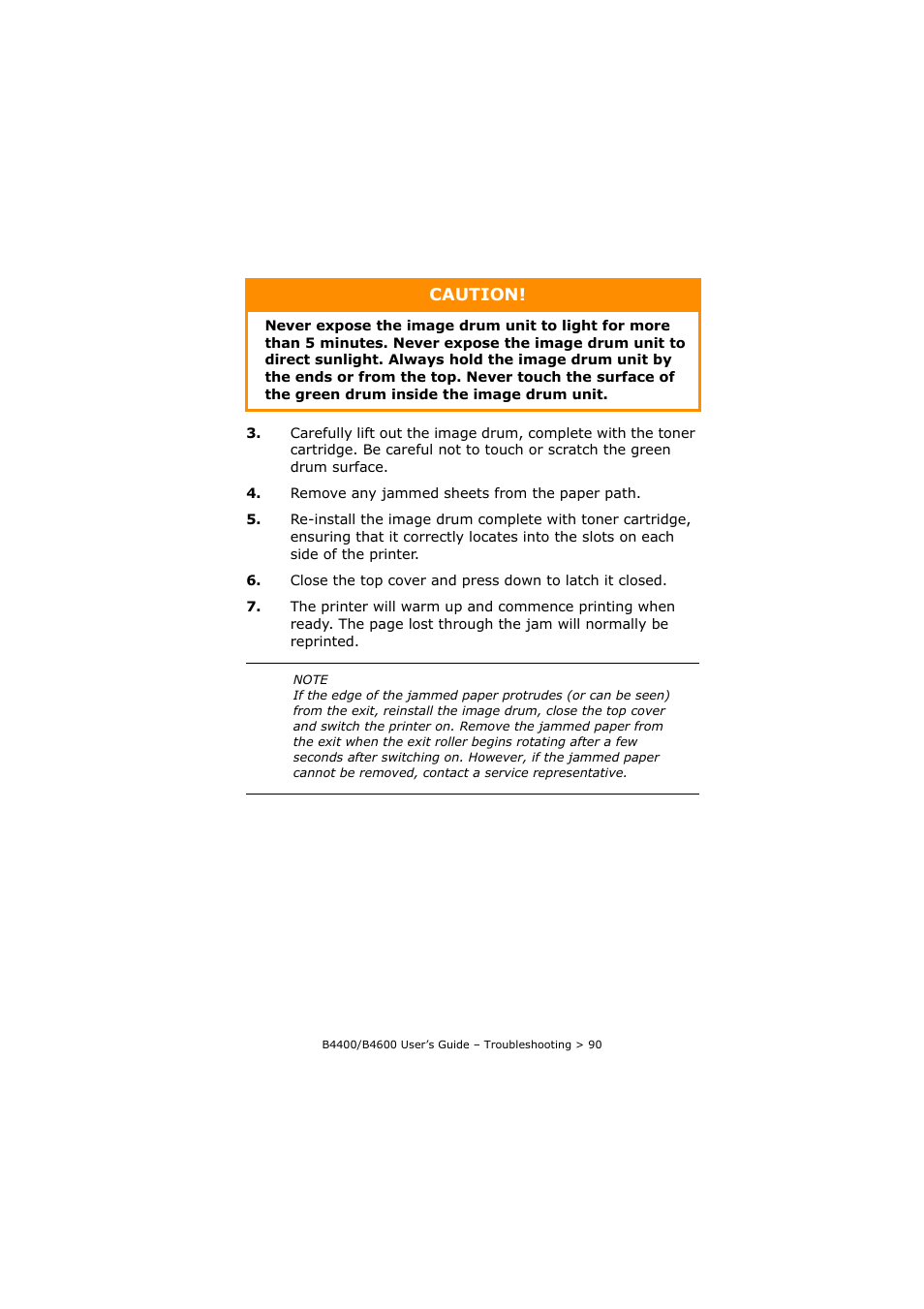 Oki B4400 Series User Manual | Page 90 / 104