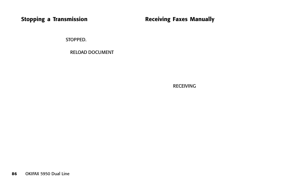 Oki FAX 5950 User Manual | Page 100 / 248