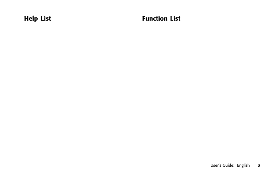 Help list, Function list | Oki FAX 5950 User Manual | Page 17 / 248