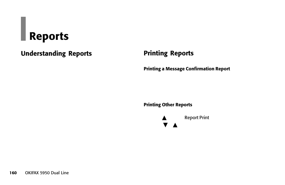 Overview, Reports | Oki FAX 5950 User Manual | Page 174 / 248