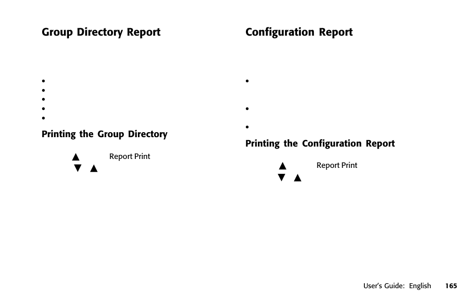 Group directory report, Configuration report | Oki FAX 5950 User Manual | Page 179 / 248