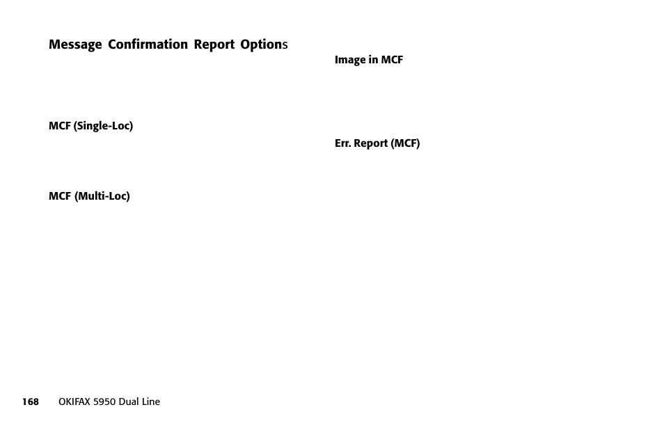 Oki FAX 5950 User Manual | Page 182 / 248