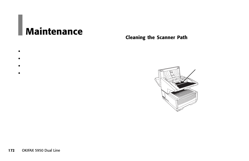 Overview, Maintenance | Oki FAX 5950 User Manual | Page 186 / 248