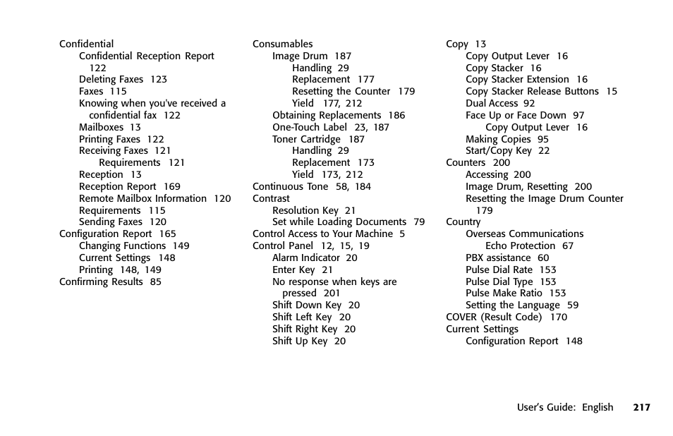 Oki FAX 5950 User Manual | Page 231 / 248