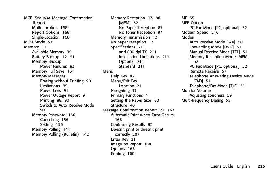 Oki FAX 5950 User Manual | Page 237 / 248