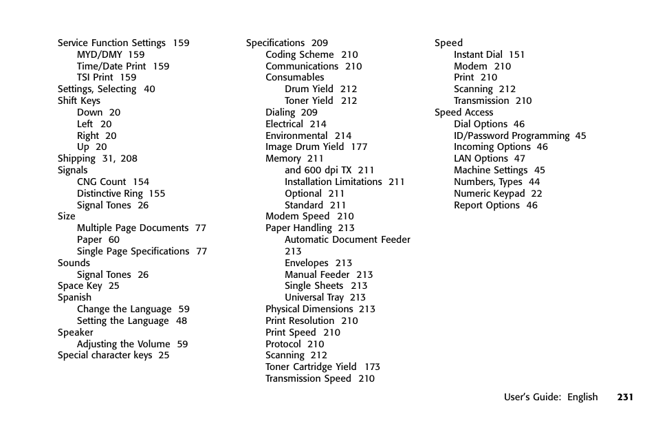 Oki FAX 5950 User Manual | Page 245 / 248