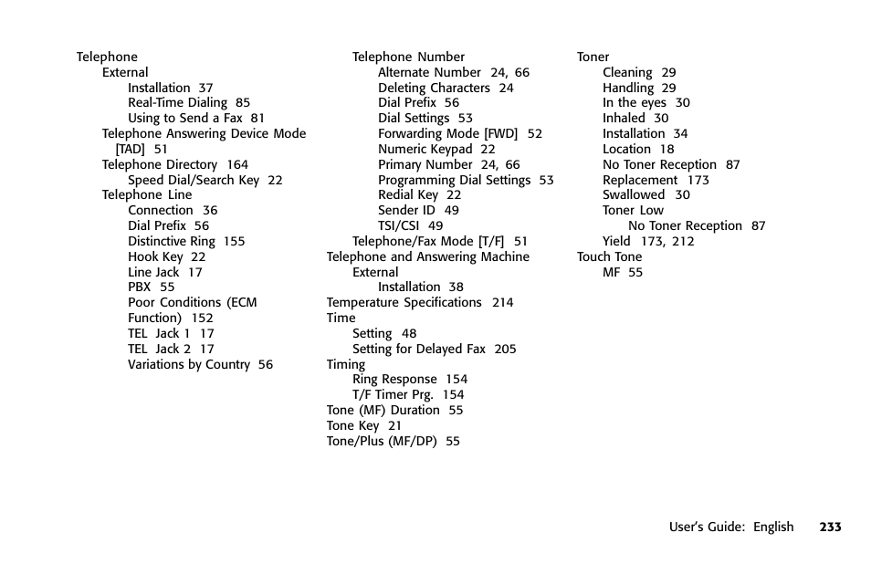 Oki FAX 5950 User Manual | Page 247 / 248