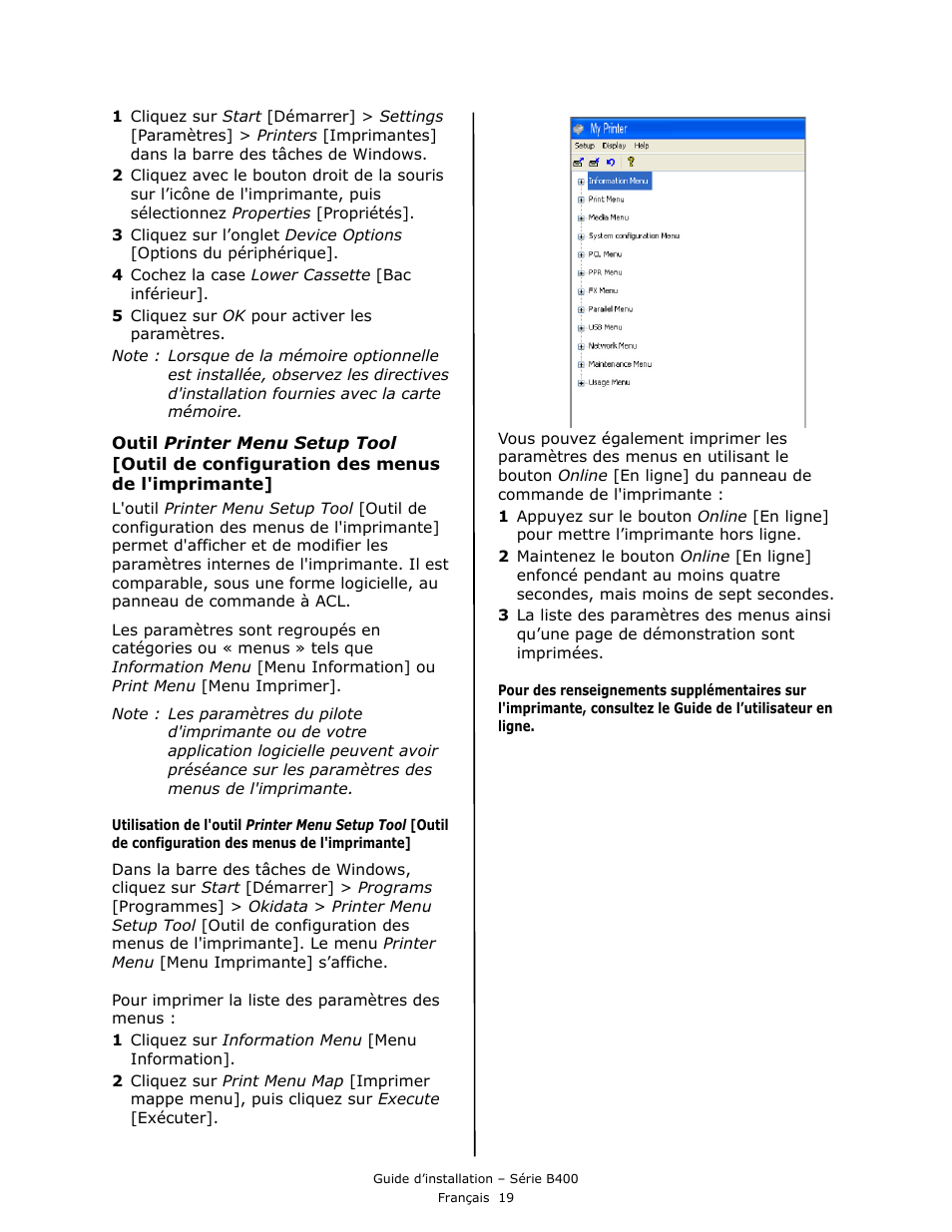 Oki B430DN User Manual | Page 19 / 48
