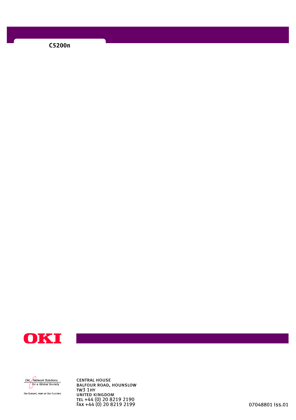 Oki C 5200n User Manual | Page 82 / 82