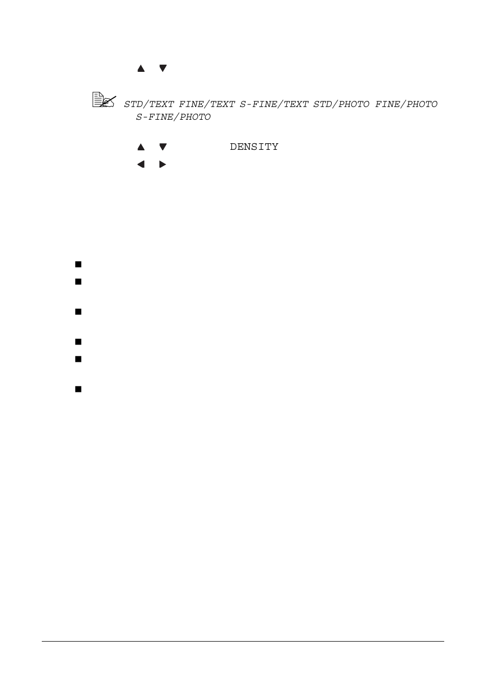 Adjusting the scan density, Specifying a recipient | Oki MC160n User Manual | Page 45 / 101