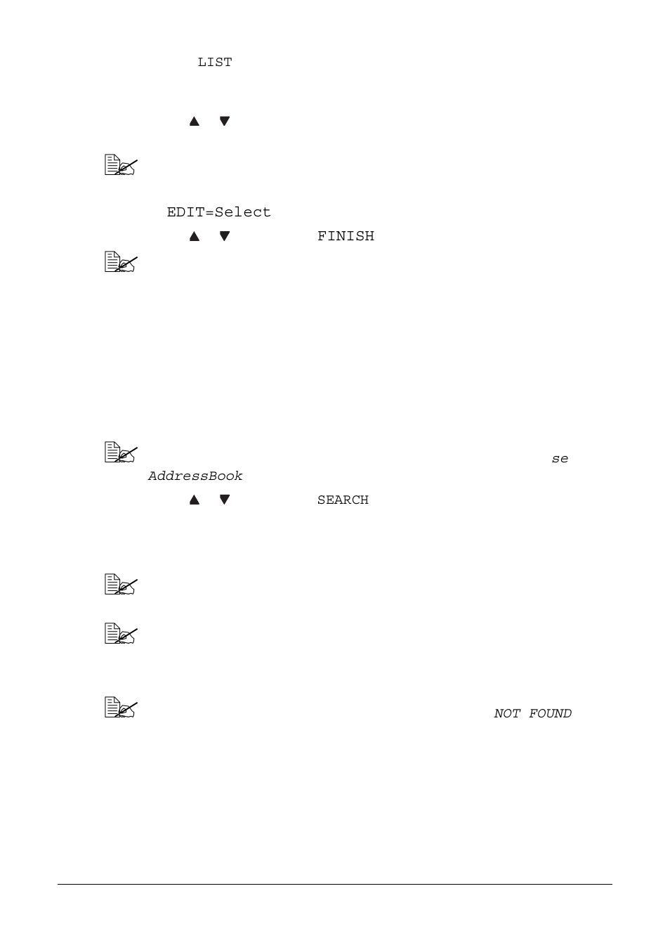 Using the search function of the phone book | Oki MC160n User Manual | Page 48 / 101