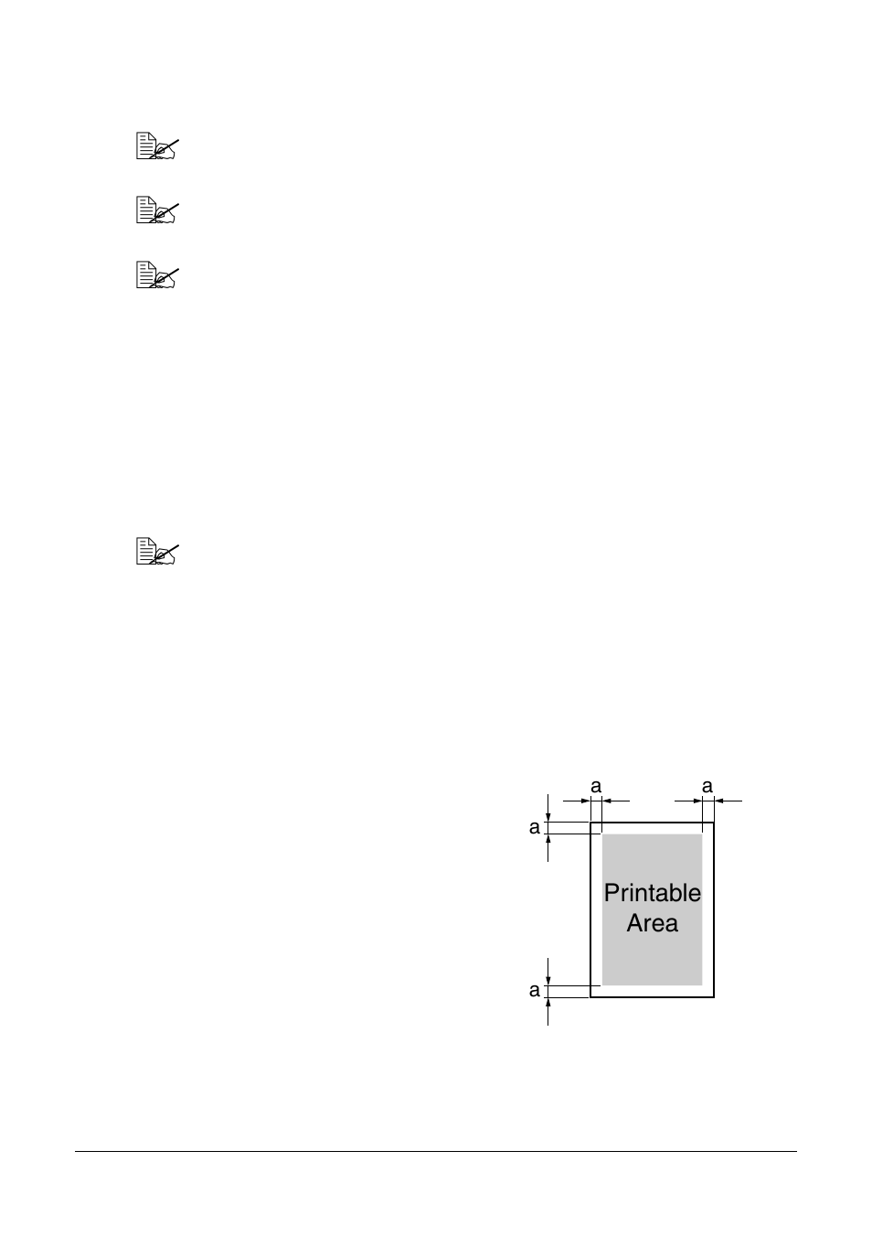 Forwarding received faxes, Printing received faxes, Printable area | Forwarding received faxes printing received faxes | Oki MC160n User Manual | Page 66 / 101