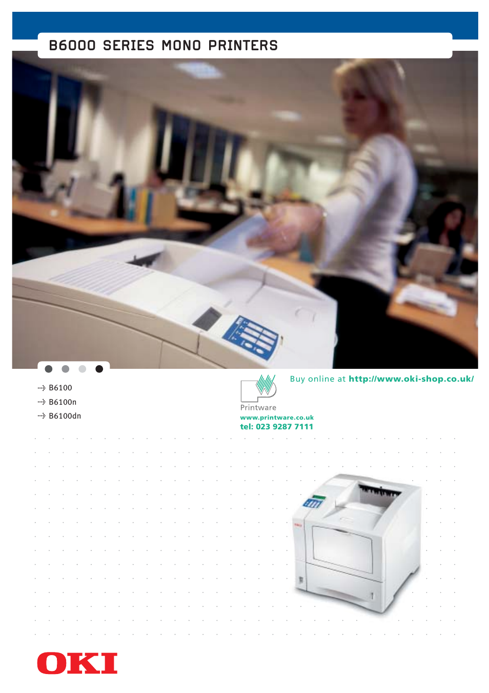 Oki B6000 User Manual | 6 pages