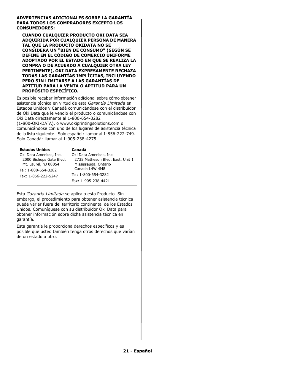 Oki PRINTING SOLUTION B2400N User Manual | Page 21 / 36
