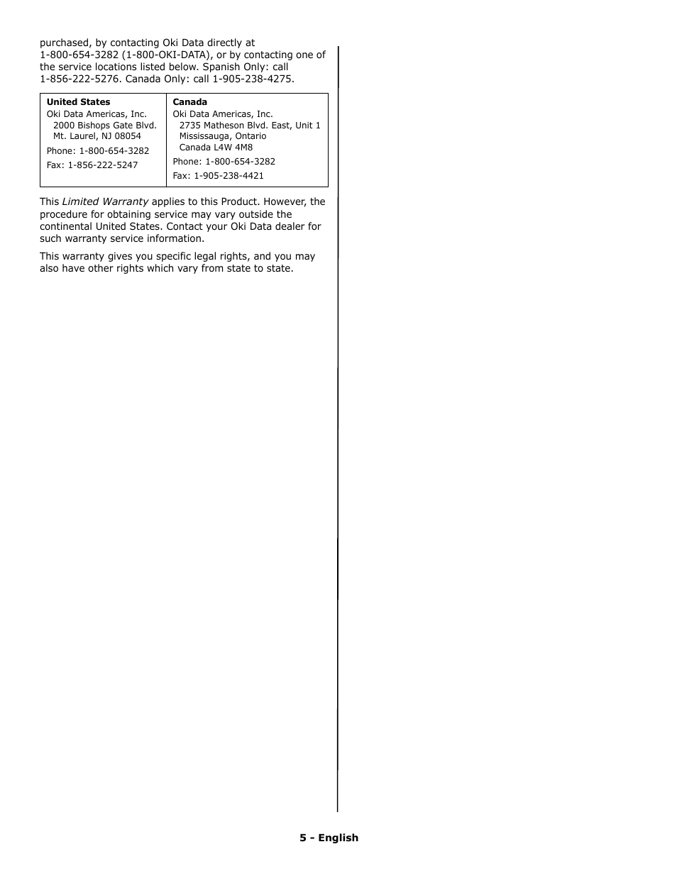 Oki PRINTING SOLUTION B2400N User Manual | Page 5 / 36