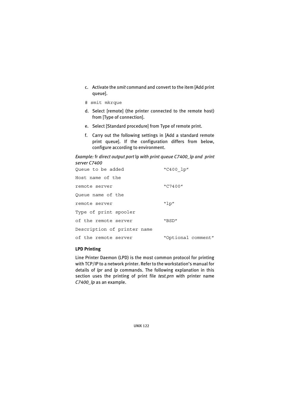 Lpd printing | Oki 7300e User Manual | Page 123 / 141