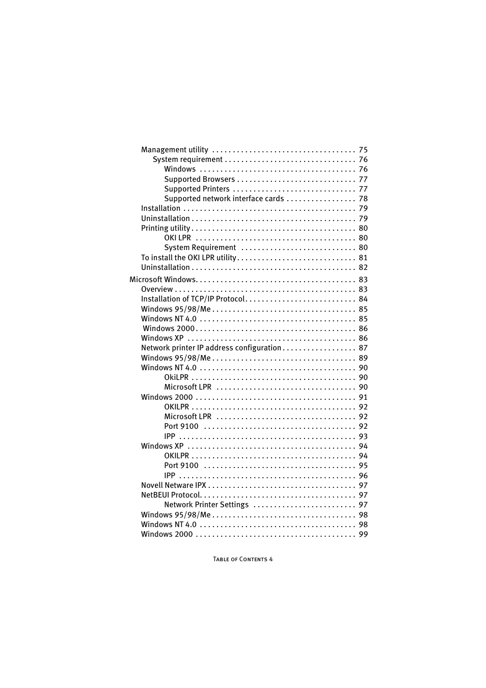 Oki 7300e User Manual | Page 5 / 141