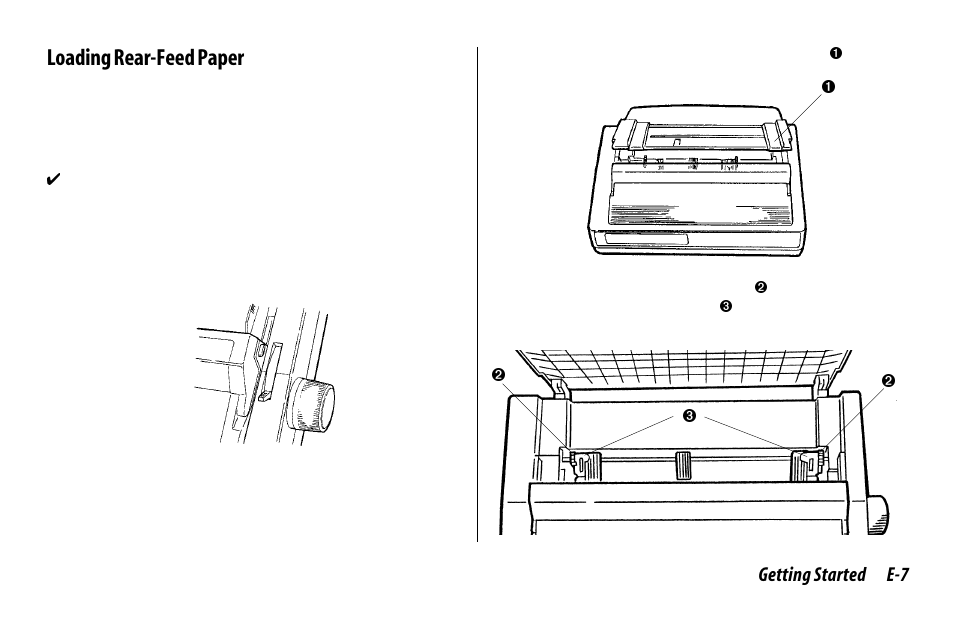 Loading rear-feed paper | Oki 520 User Manual | Page 14 / 68