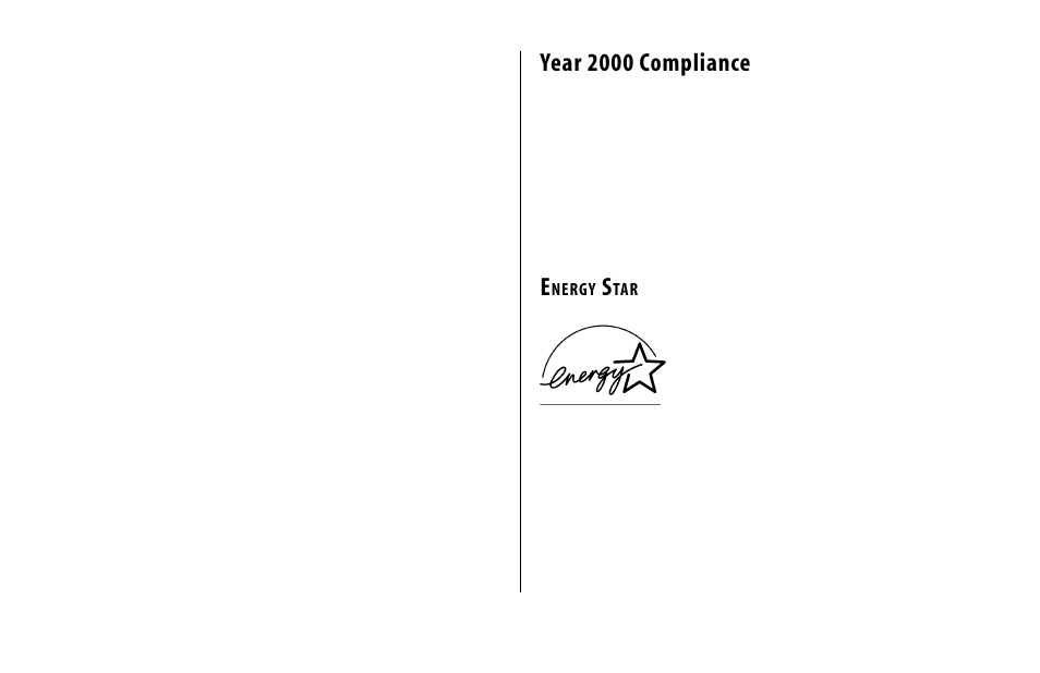Year 2000 compliance | Oki 520 User Manual | Page 2 / 68