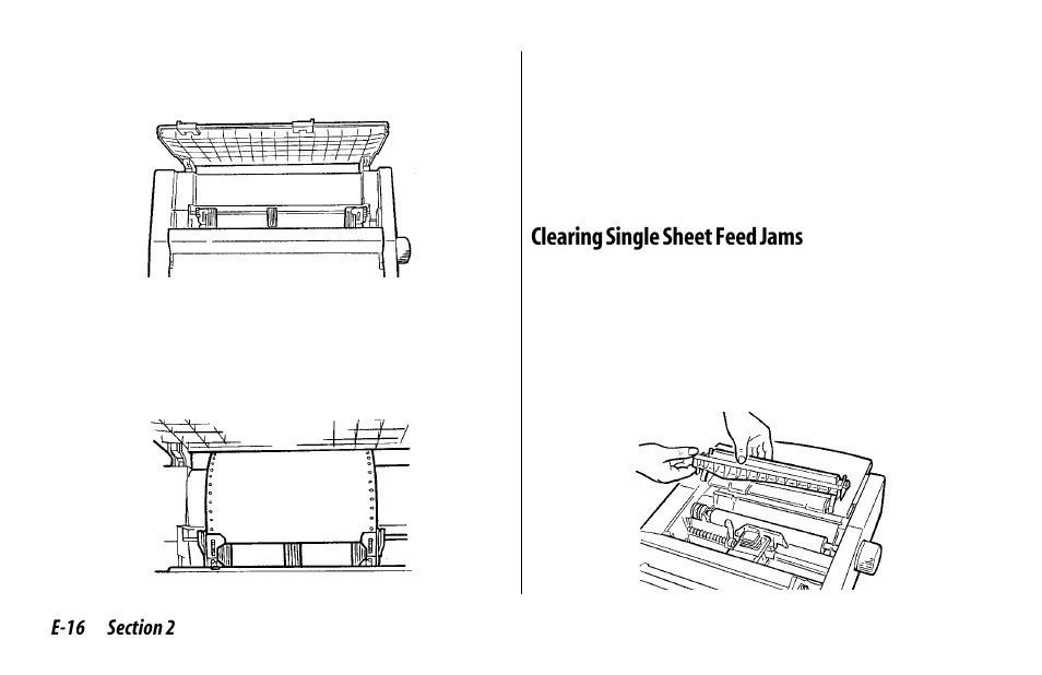 Clearing single sheet feed jams | Oki 520 User Manual | Page 23 / 68