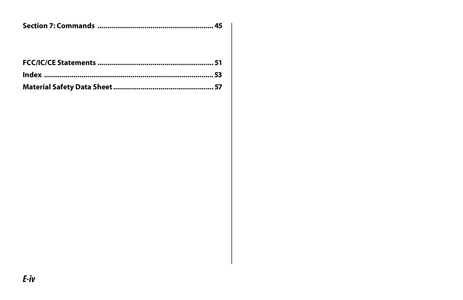 E-iv | Oki 520 User Manual | Page 6 / 68