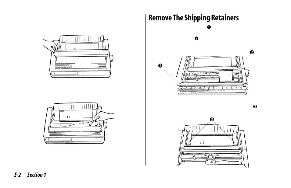Remove the shipping retainers | Oki 520 User Manual | Page 9 / 68