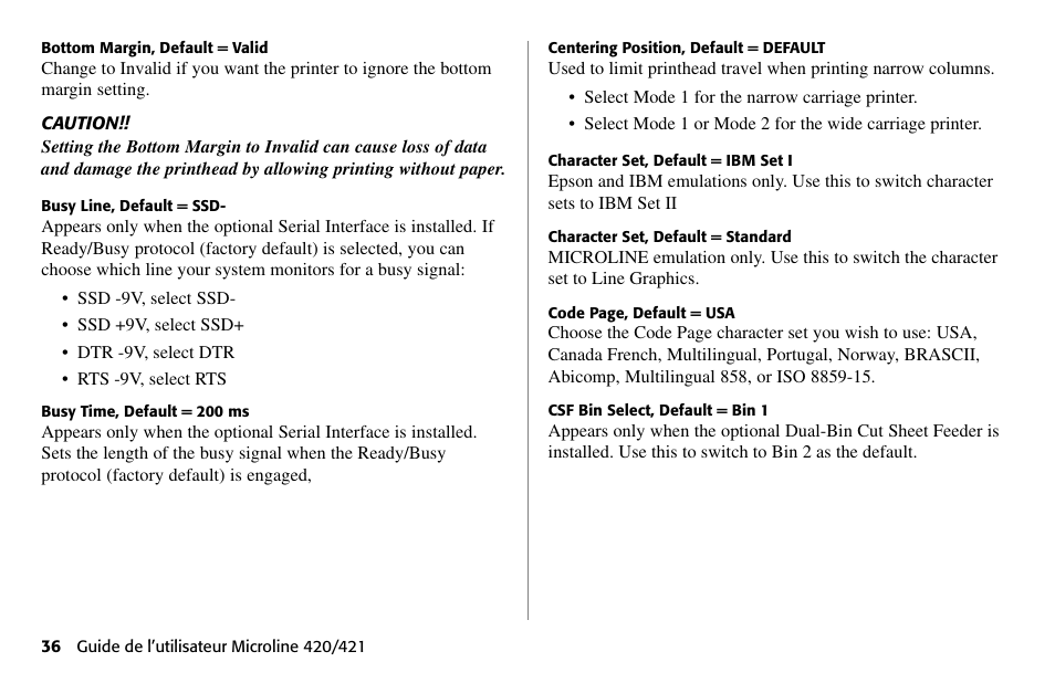Oki 80 Series User Manual | Page 36 / 97