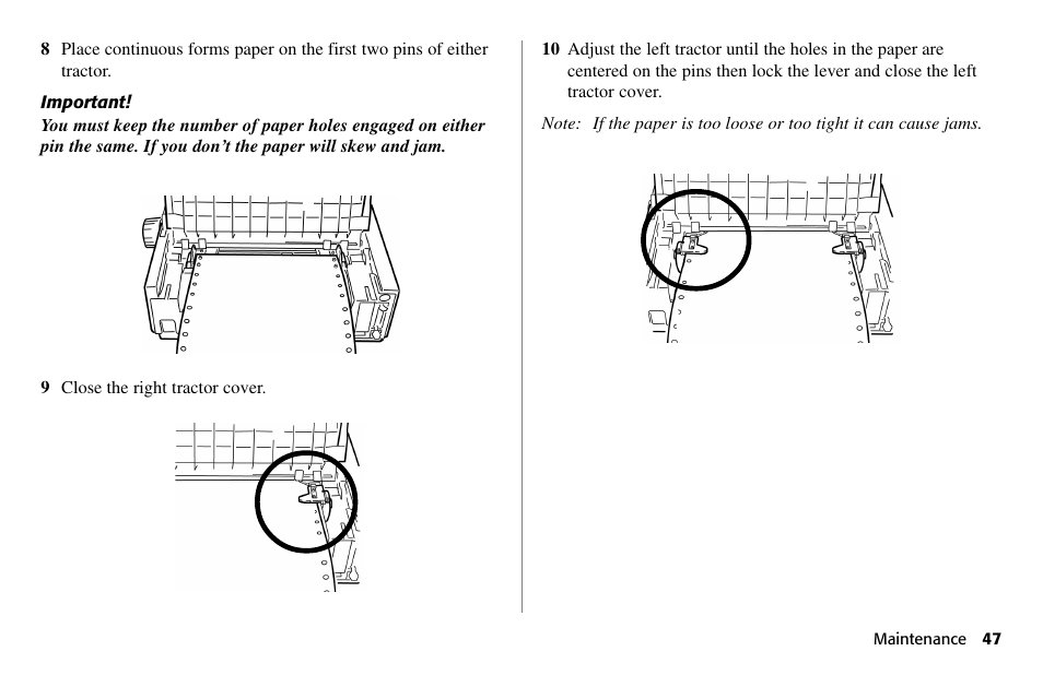 Oki 80 Series User Manual | Page 47 / 97