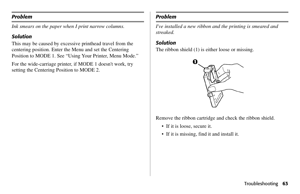 Oki 80 Series User Manual | Page 63 / 97