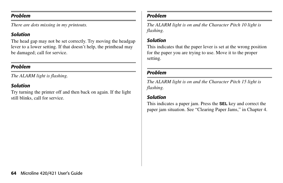 Oki 80 Series User Manual | Page 64 / 97