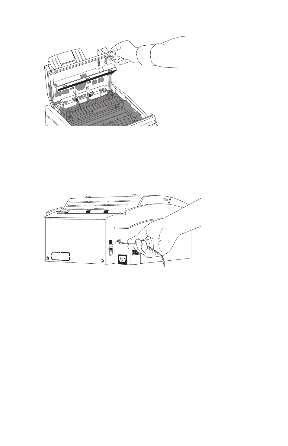 Connect to the telephone line | Oki OFFICE 87 User Manual | Page 19 / 40