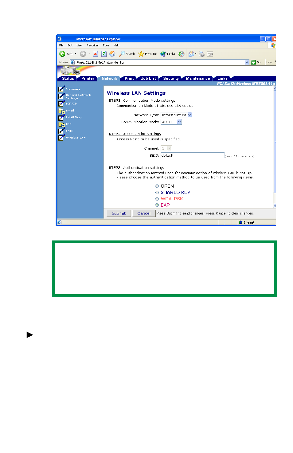 Oki LAN 510W User Manual | Page 27 / 44