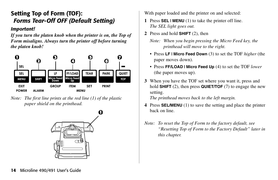 Oki 490 User Manual | Page 14 / 94