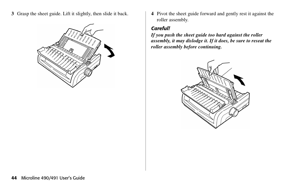 Oki 490 User Manual | Page 44 / 94