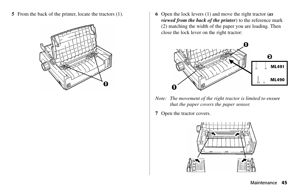 Oki 490 User Manual | Page 45 / 94