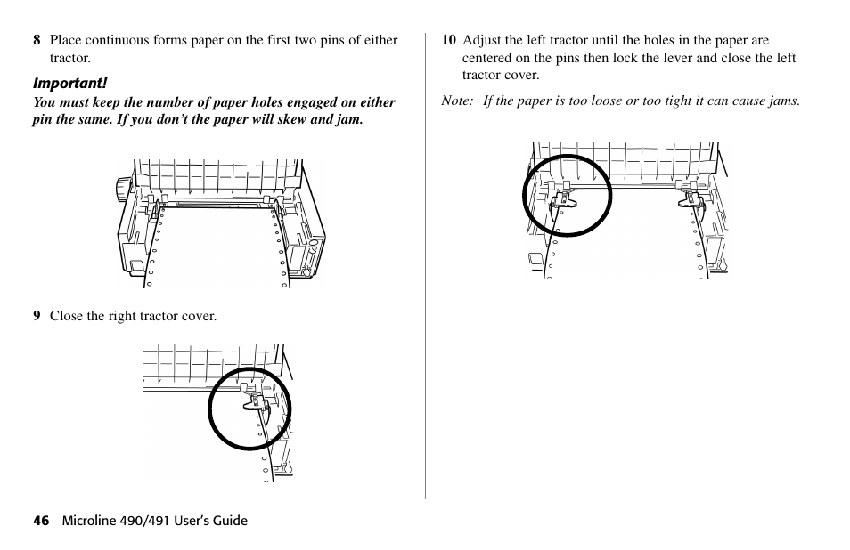 Oki 490 User Manual | Page 46 / 94