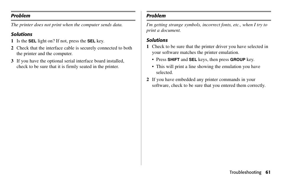 Oki 490 User Manual | Page 61 / 94