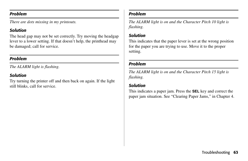 Oki 490 User Manual | Page 63 / 94